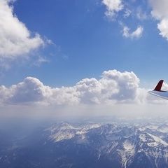 Flugwegposition um 13:15:53: Aufgenommen in der Nähe von Admont, Österreich in 3060 Meter